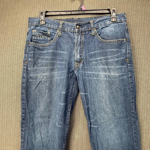 Polo Assn Mens W36 L30 Blue Straight Fit Denim Jeans Classic Style - Picture 8 of 8